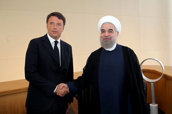 Le président du Conseil italien Matteo Renzi en visite officielle en Iran
