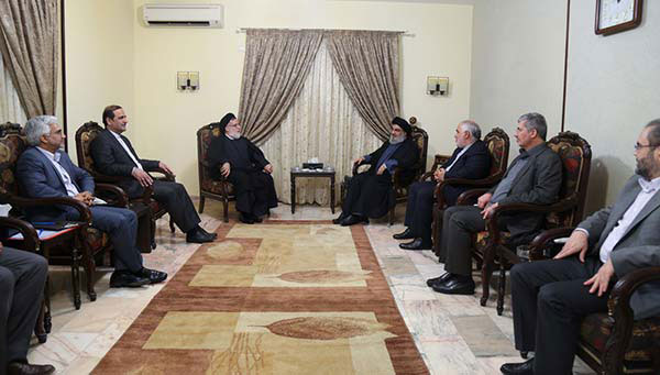 L'adjoint du président iranien chez sayed Nasrallah.