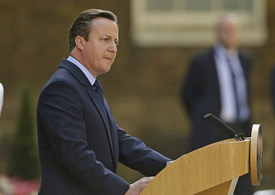 Le PM britannique David Cameron annonce sa démission