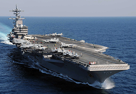 Un deuxième porte-avions US entre en Méditerranée

