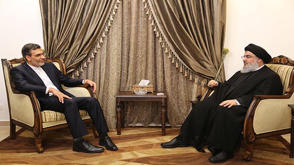 Le porte-parole du ministère iranien des AE chez sayed Nasrallah.