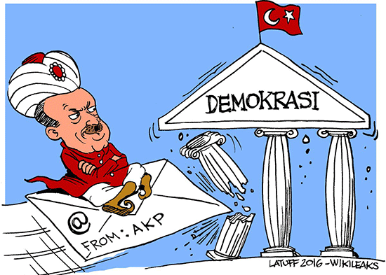 La Turquie bloque WikiLeaks après la publication de 300 000 emails du parti d’ErdoganLa Turquie bloque WikiLeaks après la publication de 300 000 emails du parti d’Erdogan