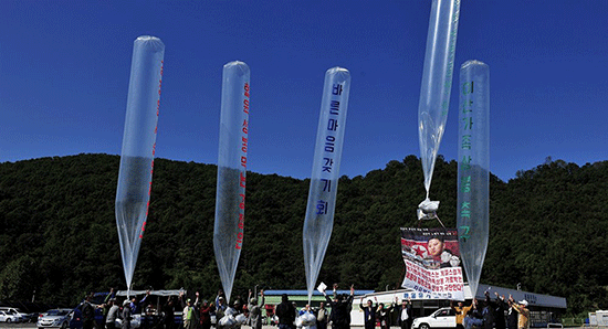 Corées: des ballons avec des milliers de tracts envoyés au Nord