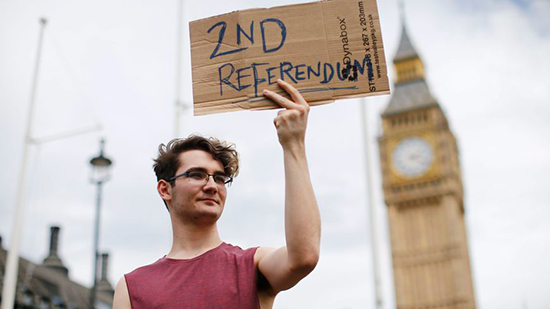 Brexit: Le gouvernement britannique exclut un second référendum