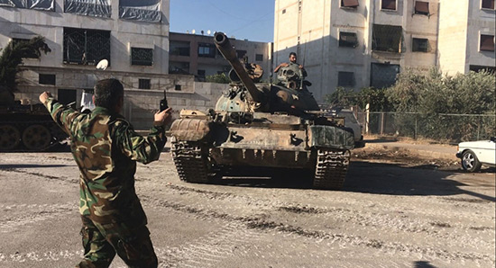 Une centaine de terroristes du «Front al-Nosra» éliminés.