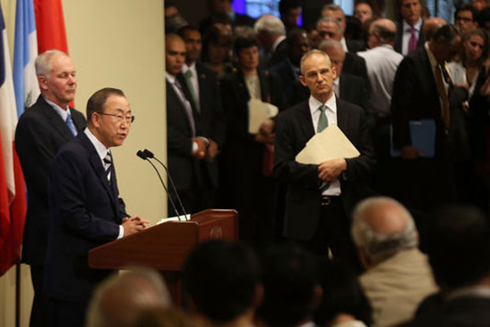 Lecture du rapport des Nations Unies sur «les armes chimiques» en Syrie