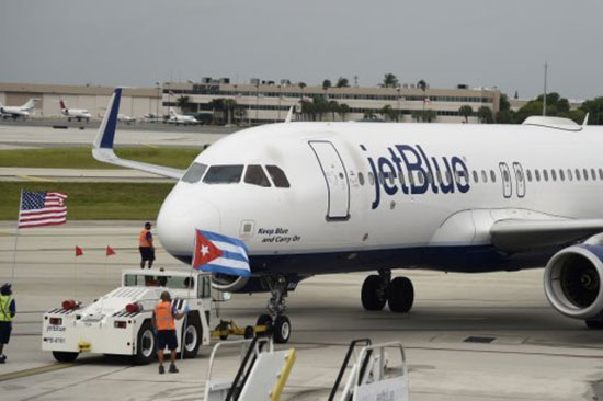 Arrivée à Cuba du premier vol régulier en provenance des USA depuis 1961