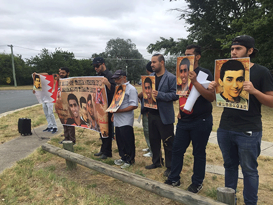 Canberra: des activistes bahreïnis protestent contre les exécutions commis par le régime