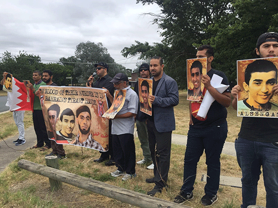 Canberra: des activistes bahreïnis protestent contre les exécutions commis par le régime