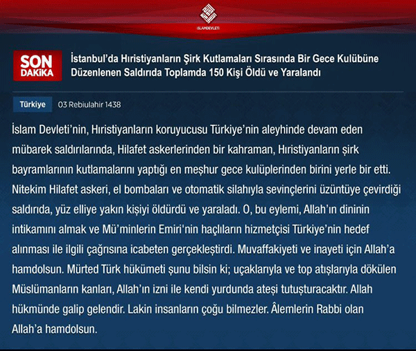 «Daech» revendique l'attentat d'Istanbul, l'assaillant est traqué
