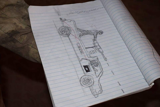 «Daech» apprend aux enfants à dessiner des chars et des mitrailleuses
