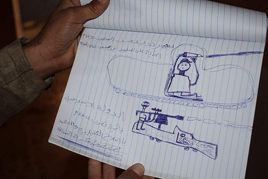 «Daech» apprend aux enfants à dessiner des chars et des mitrailleuses
