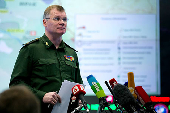 La coalition occidentale a épargné les sites pétroliers de «Daech», affirme la Défense russe