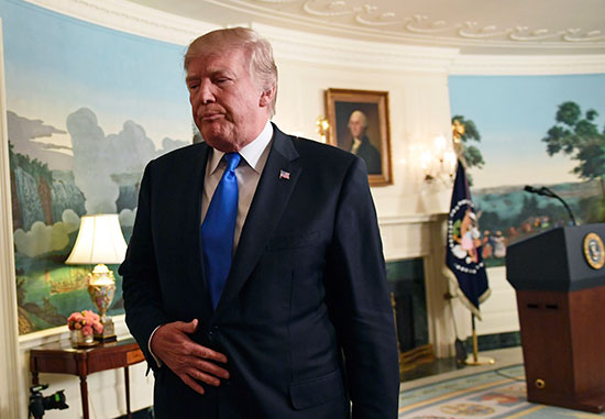 Donald Trump: La fin de l'accord nucléaire iranien est une «réelle possibilité»