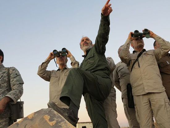 Le chef d'état-major de l'armée iranienne sur le front syrien