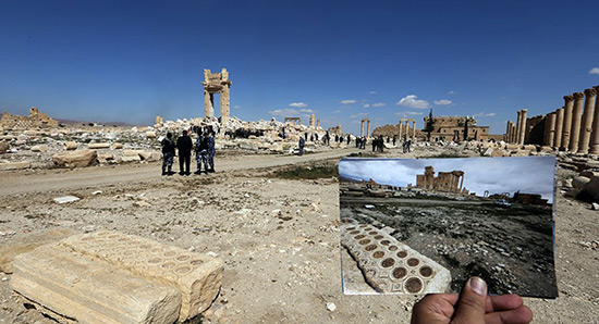 La promesse d’aide de l’Unesco à Palmyre est restée lettre morte.