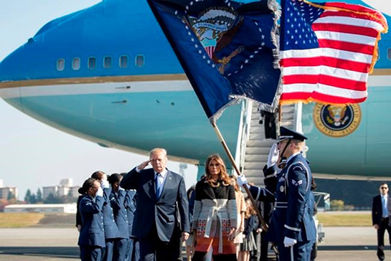Pyongyang: Trump fait en Asie une tournée de «va-t-en-guerre».