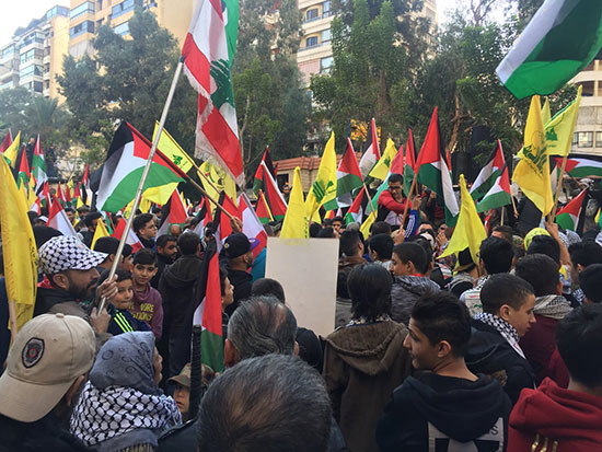 Al Qods capitale de la Palestine : manifestation monstre à Beyrouth
