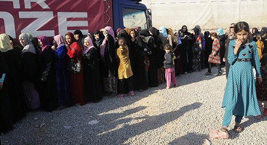 Le nombre de déplacés en augmentation à Mossoul

