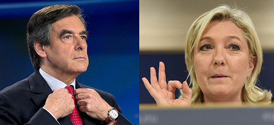 France: l’avance de Fillon sur Le Pen au second tour se réduit
