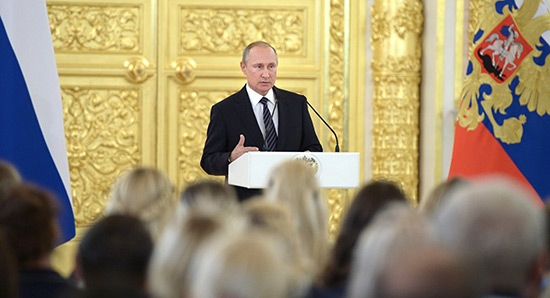 Poutine: des armées terroristes soutenues par certains pays à l'œuvre au Proche-Orient.