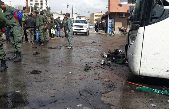 Un double attentat à Damas a fait au moins 44 martyrs