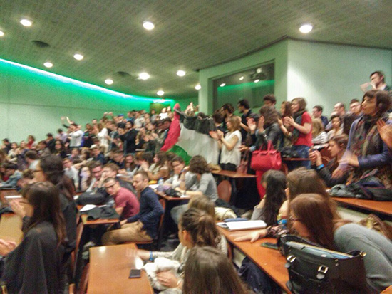 L’ambassadrice d’«Israël» boycottée par des étudiants pro-palestiniens à Sciences Po Rennes