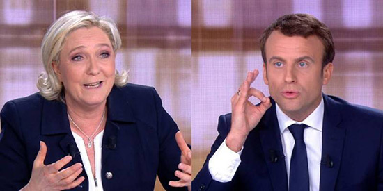 Le débat Macron-Le Pen d’une brutalité inédite, selon la presse française
