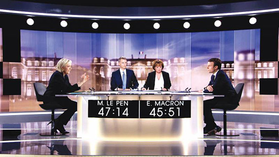 France/Présidentielle: débat explosif entre Macron et Le Pen
