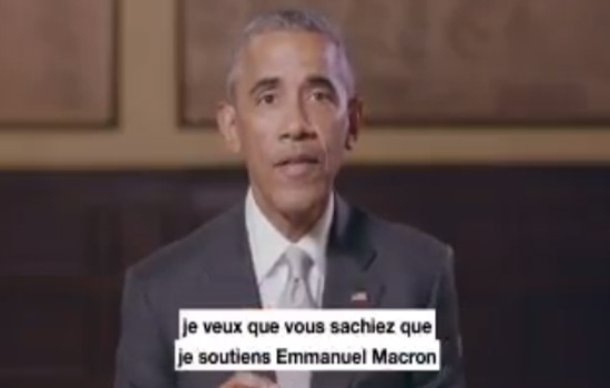 France/Présidentielle: Macron «se félicite» du soutien d’Obama
