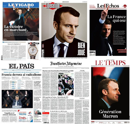 «Une victoire large et fragile»: la presse française réagit à l’élection de Macron