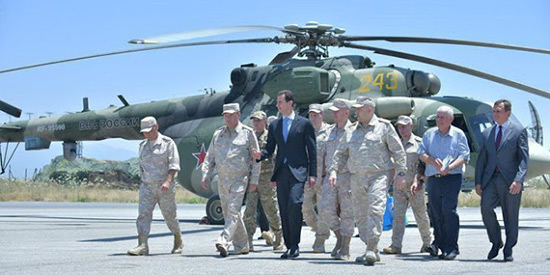 Assad à Hmeimim: «Israël» s’inquiète.