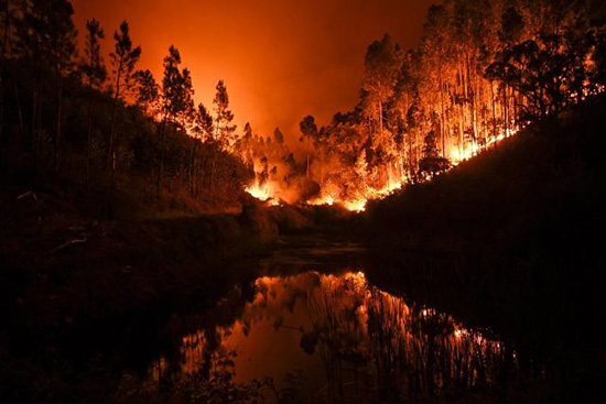 Incendie meurtrier au Portugal: le feu n'est toujours pas maîtrisé, le pays en deuil national