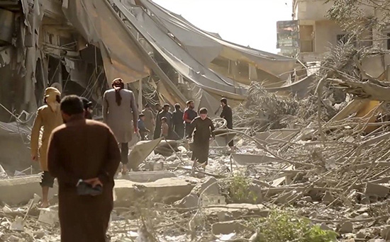 Les frappes sur Raqqa ont tué un nombre colossal de civils, selon l'Onu