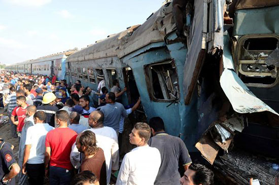 Egypte: Au moins 37 morts après la collision de deux trains