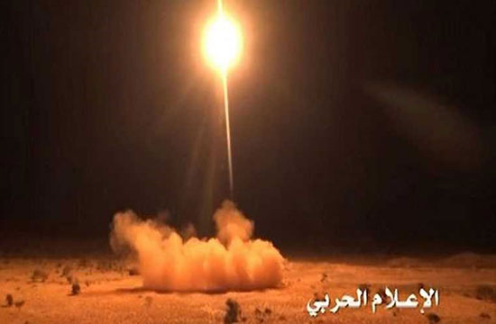 Des positions de la coalition saoudienne visées par les missiles yéménites