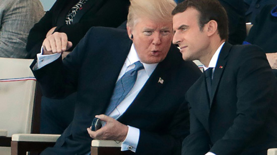 Trump et Macron font un tour d’horizon de la situation internationale
