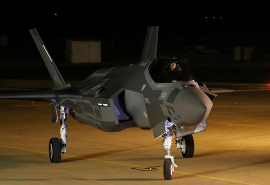Arrivée de deux avions de chasse supplémentaires de type F-35 en «Israël»