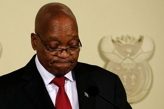 Afrique du Sud: le président Jacob Zuma a annoncé sa démission «immédiate».