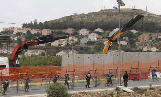 Mur israélien: un général libanais n’exclut pas le recours à la force militaire