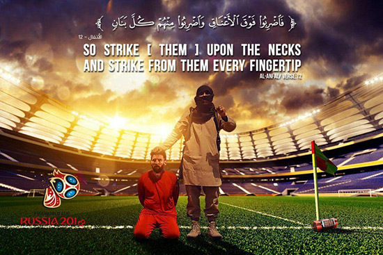 Coupe du monde 2018: nouvelles menaces de mort de «Daech» contre Messi