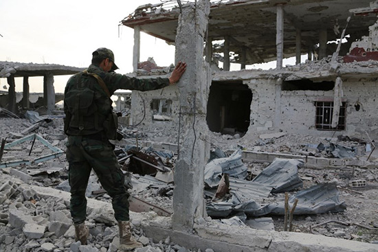 Ghouta orientale: l’armée déjoue un trafic d’armes des terroristes.
