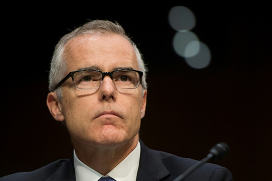 USA: l'ancien directeur adjoint McCabe limogé du FBI.