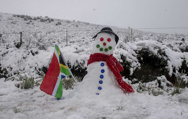 L’Afrique du Sud sous la neige: une première depuis 10 ans