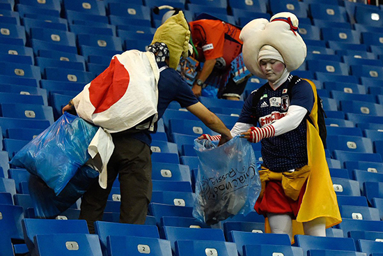 Coupe du monde: La sortie très classe des Japonais