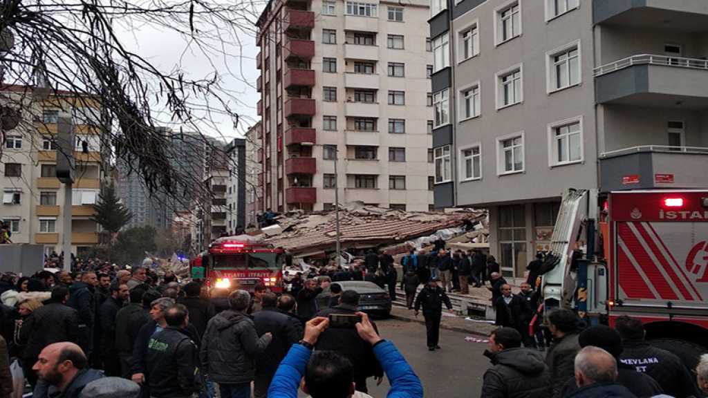 L’effondrement d’un immeuble de 6 étages à Istanbul fait des victimes