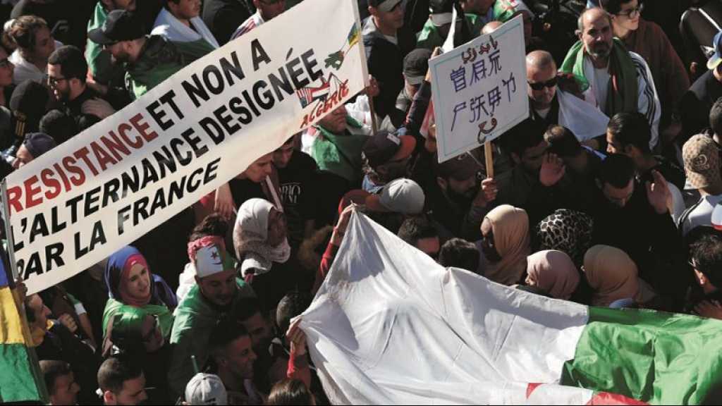 Alger: nombreuses pancartes contre la France et Macron, accusés de soutenir Bouteflika