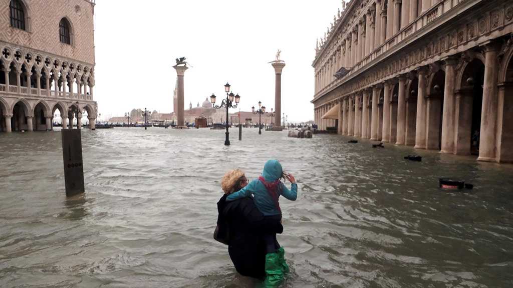 Venise inondée par une «acqua alta» historique