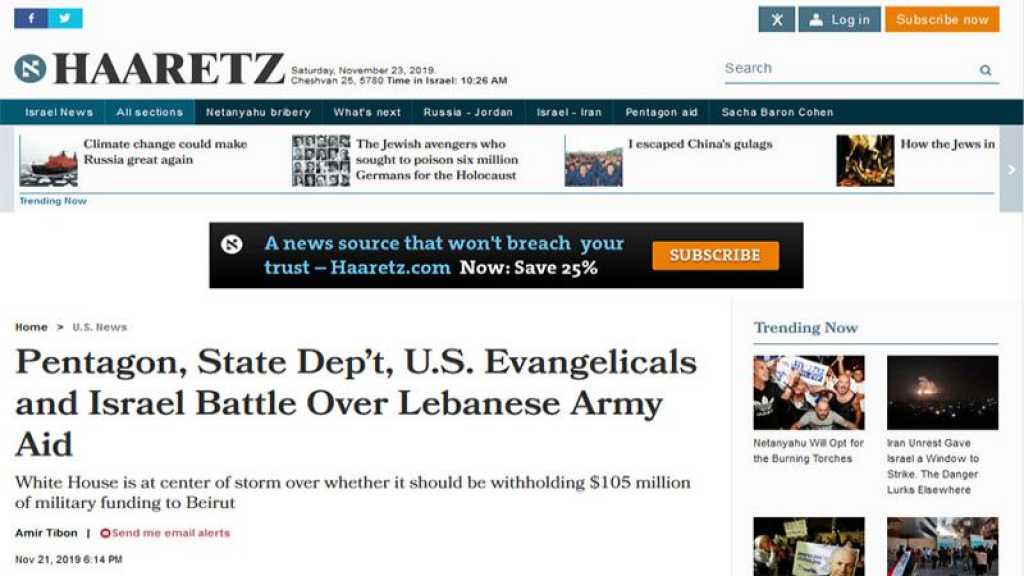 L’administration de Trump confuse en raison de ses craintes du Hezbollah