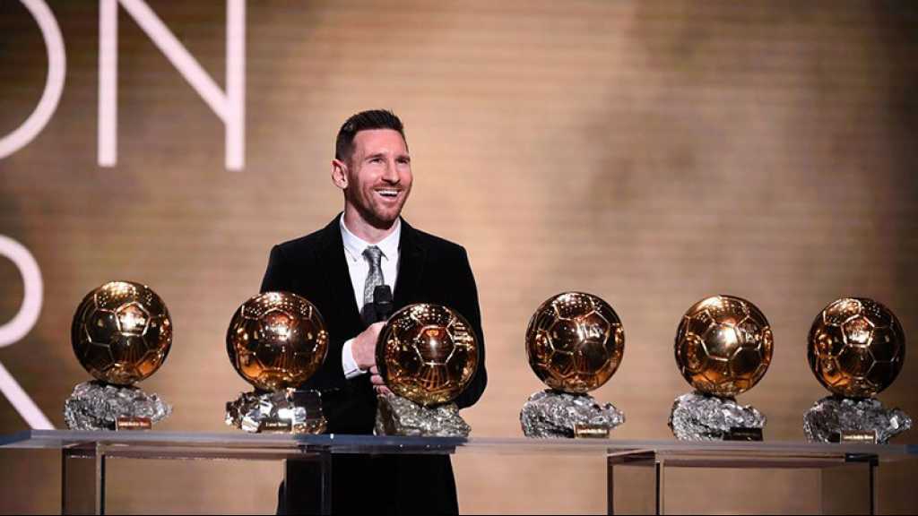 Football/Ballon d’Or: Messi sacré pour la 6e fois
